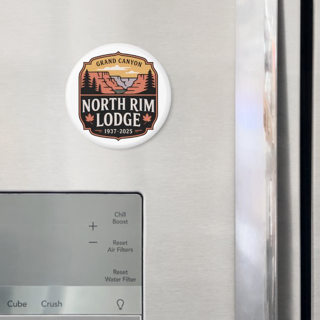 Imã Grand Canyon North Rim Lodge Tribute 1937–2025  (In Situ (Fridge))