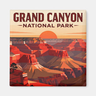 Imã Grand Canyon Rim to Rim Conquista do Caminhante