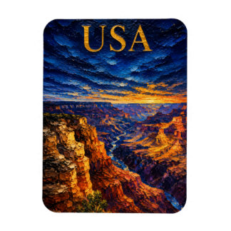 Ímã Grand Canyon Sunset Souvenier