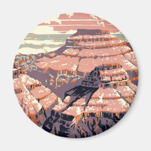 Imã Grand Canyon Western Graphic Art American
