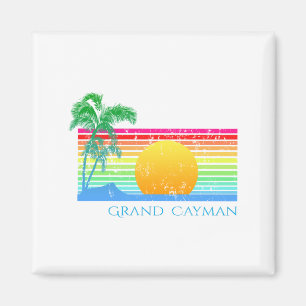 Imã Grand Cayman da Praia Retro