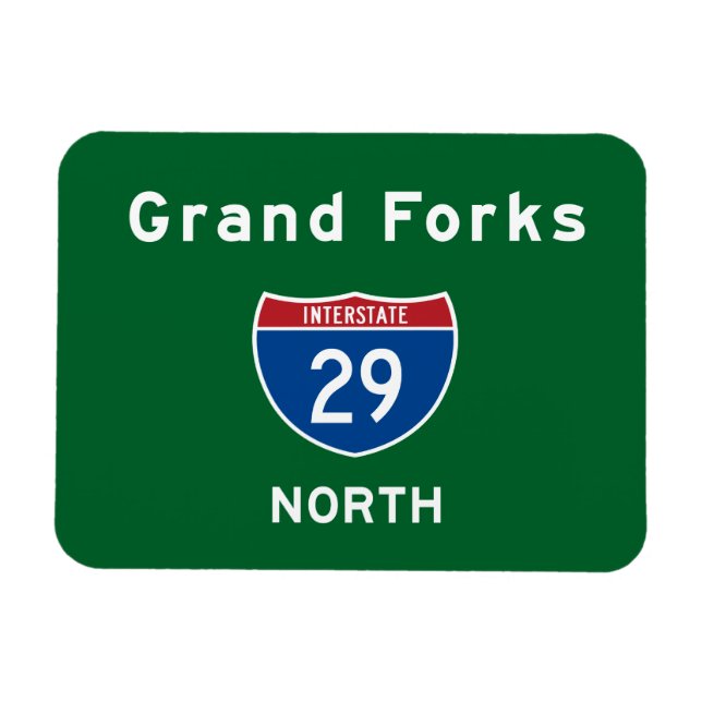 Ímã Grand Forks 29 (Horizontal)
