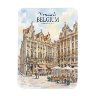 Ímã Grand Place Histórico de Bruxelas