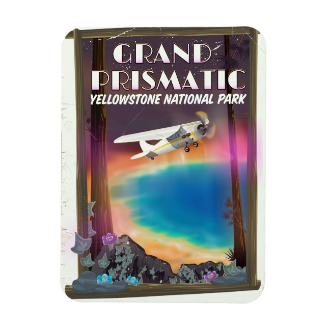 Ímã Grand Prismatic, Parque Nacional de Yellowstone, E (Vertical)