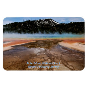 ÍMÃ GRAND PRISMATIC SPRING NO PARQUE YELLOWSTONE