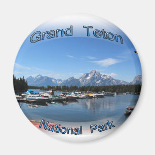 Imã Grand Teton, EUA, parque nacional vadio