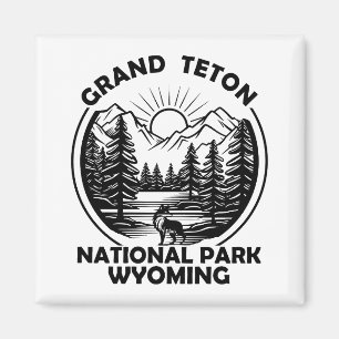 Imã Grand Teton montanhas Parque Nacional Wyoming