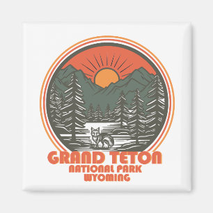 Imã Grand Teton montanhas Parque Nacional Wyoming