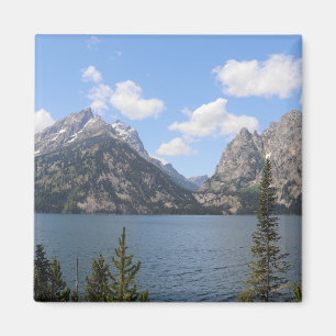 Imã Grand Teton Mountains and Jenny Lake