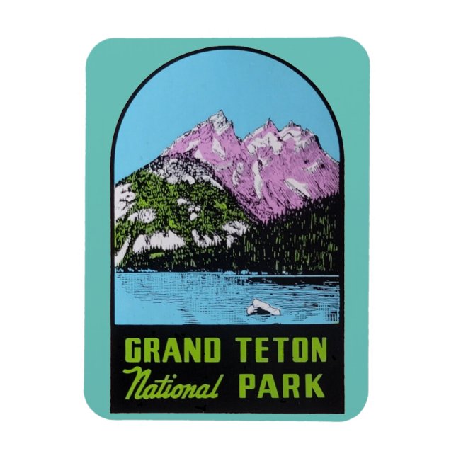 Ímã Grand Teton National Park, Wyoming (Vertical)