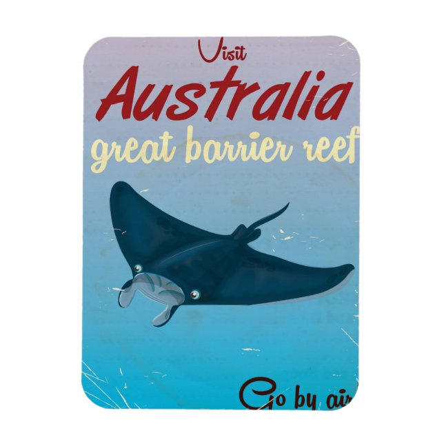 Ímã Grande barreira de coral da Austrália (Vertical)