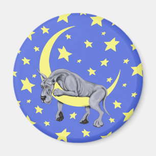Imã Grande Brilho Azul de Dane - Personalizado