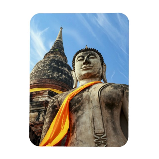 Ímã Grande Buda em Ayutthaya, Tailândia (Vertical)