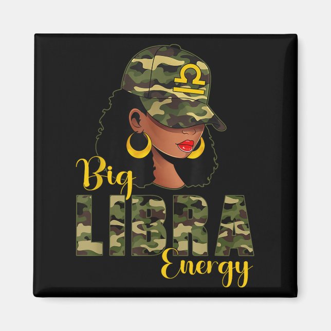 Imã Grande Campanha Energética da Libra Boné Negra Zod (Frente)