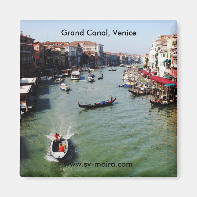 Imã Grande Canal, Veneza da Ponte Rialto (Frente)