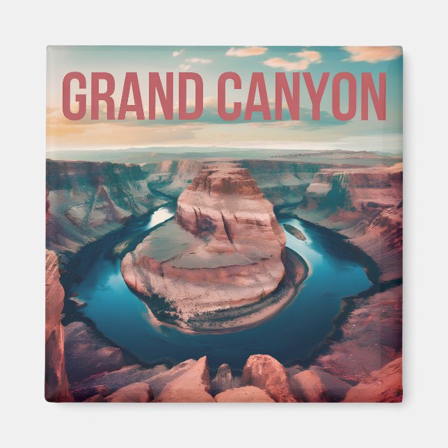 Imã Grande Canyon EUA vintage (Frente)