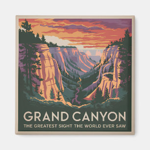 Imã Grande Canyon EUA vintage