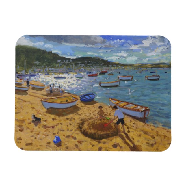 Ímã Grande castelo de areia Teignmouth 2013 (Horizontal)
