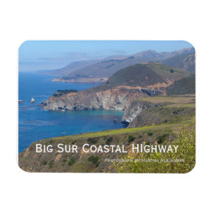 Ímã grande da estrada litoral de Sur