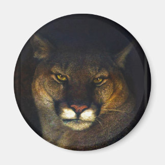 Imã Grande Design de Arte do Leão de Cougar Mountain