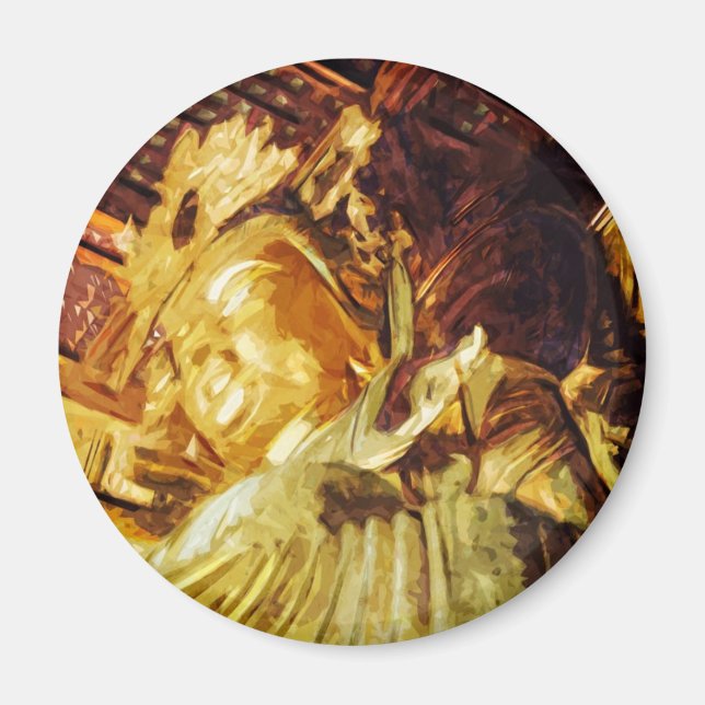 Imã Grande Dourada - Quioto - Abstrato do Japão (Frente)