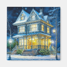 Grande e Linda Casa Vitoriana no Natal