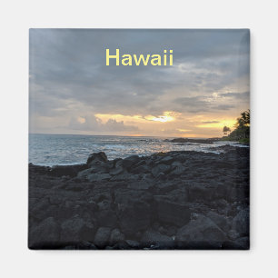 Imã Grande Ilha Hawaii - Oceano Sunset