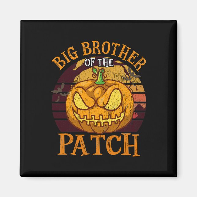 Imã Grande Irmão Do Grupo Familiar Patch Halloween (Frente)