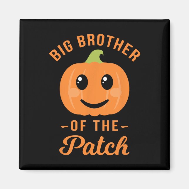 Imã Grande Irmão Do Patch - Hallowee Da Família Pumpki (Frente)