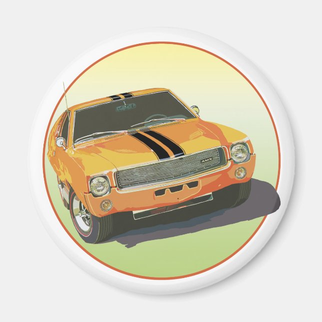 Imã Grande Laranja Mau (Frente)