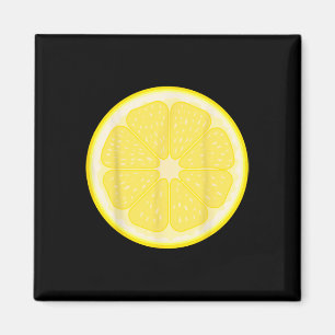 Imã Grande Lemon Fatiado Fita Fácil Fruta no Halloween