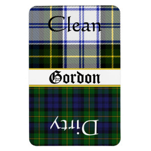 Ímã Grande Magnet da lavadora de Xadrez Gordon Tartan