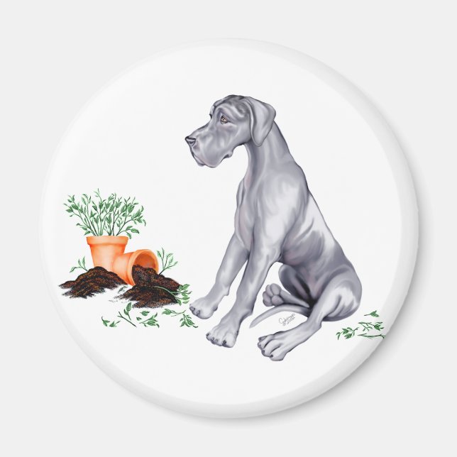 Imã Grande Malandro Pup Azul UC (Frente)