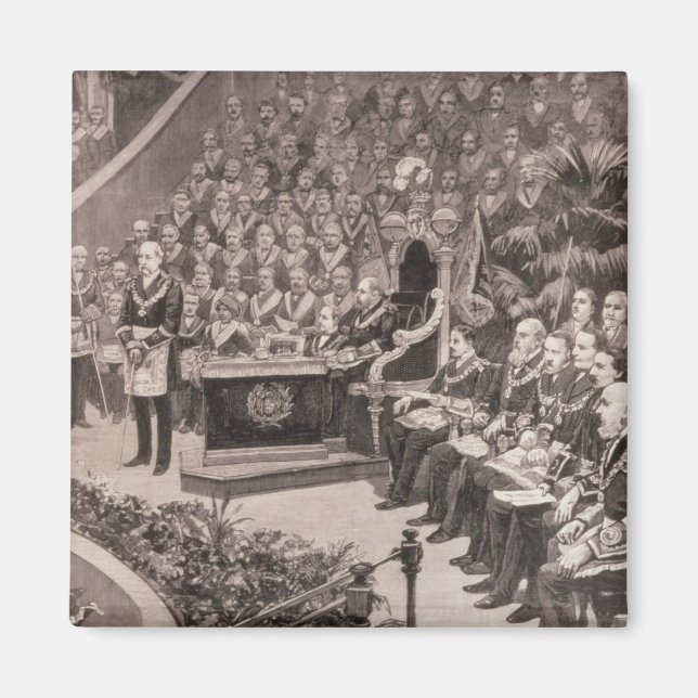 Imã Grande Masonic se reunindo no Real Albert (Frente)