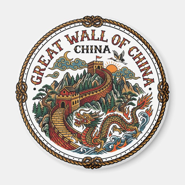 Imã Grande Muralha da China (Frente)