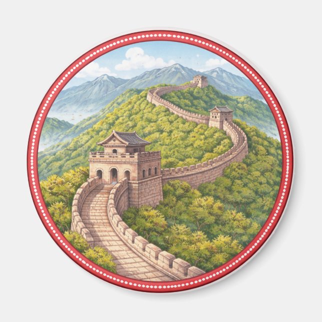 Imã Grande Muralha da China (Frente)