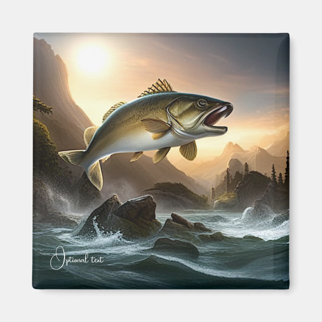 Imã Grande Peixe nas Corredeiras (Frente)