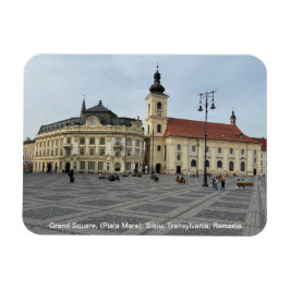 Ímã Grande Praça, (Piaţa Mare), Sibiu, Romênia em um