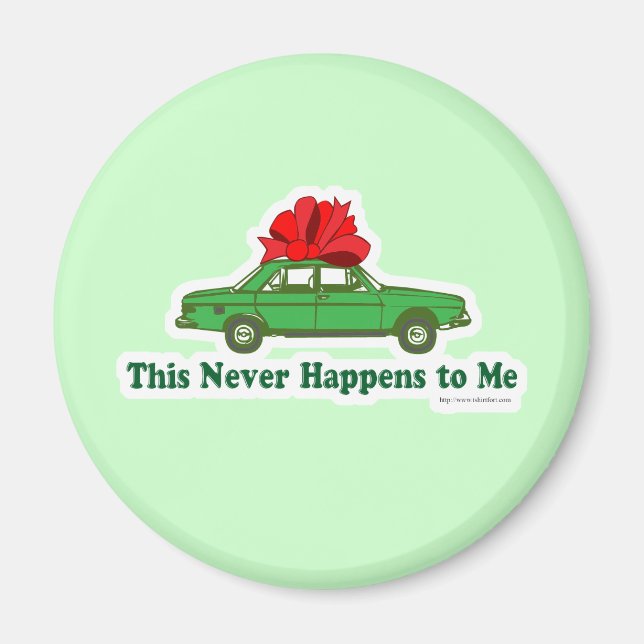 Imã Grande Presente Feliz Natal (Frente)