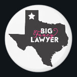Imã Grande Rico do Texas Lawyer Magnet<br><div class="desc">Procurando um presente para um formando de Direito ou um amigo que acabou de passar no exame de bar? É isso! Mostre-lhes o quão orgulhoso você é do seu grande advogado de rico favorito. :)</div>