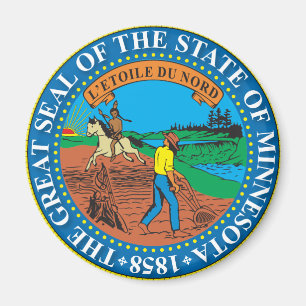 Imã Grande selo do estado de Minnesota