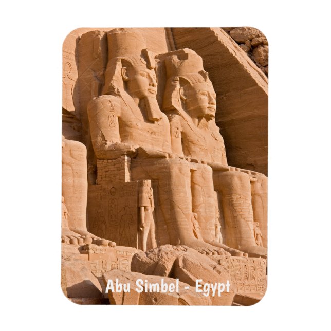 Ímã Grande Templo de Abu Simbel - Ramsés II - Egito (Vertical)