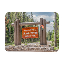 Ímã Grande Teton National Park Entrance Sinal