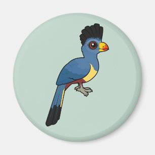 Imã Grande Turaco azul