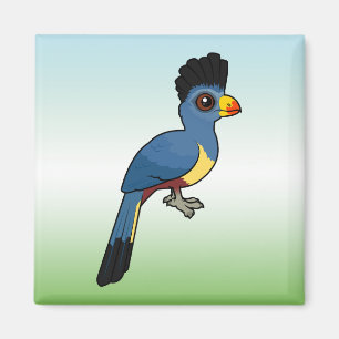 Imã Grande Turaco azul