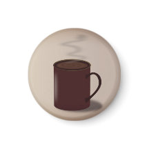 Grande xícara de chocolate quente