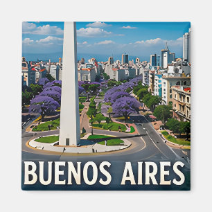 Imã Grandes Bulevares de Buenos Aires e Elegância Arge