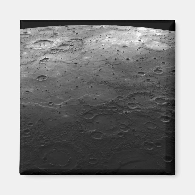 Imã Grandes crateras do planeta Mercúrio (Frente)