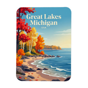 Ímã Grandes Lagos Michigan EUA