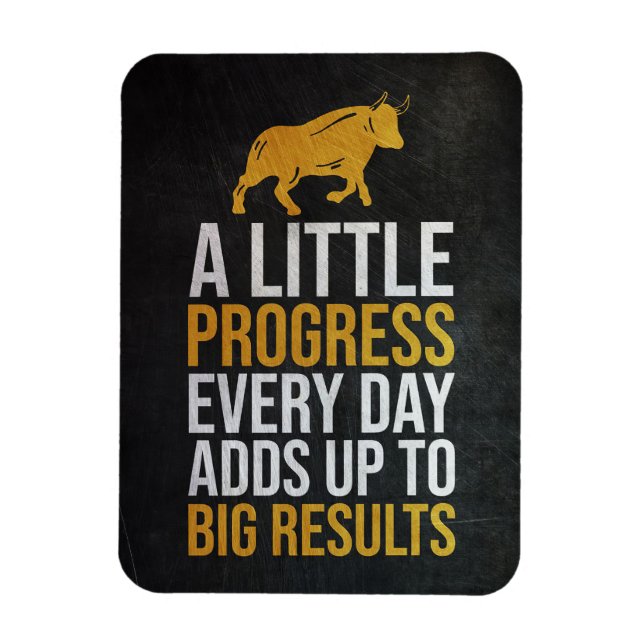 Ímã Grandes resultados do progresso do investidor (Vertical)